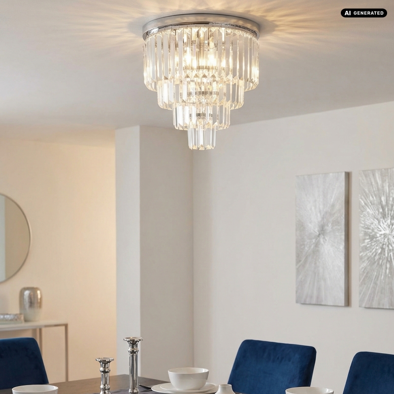 Lampa sufitowa AMEDEO FC17106/4+1-CHR