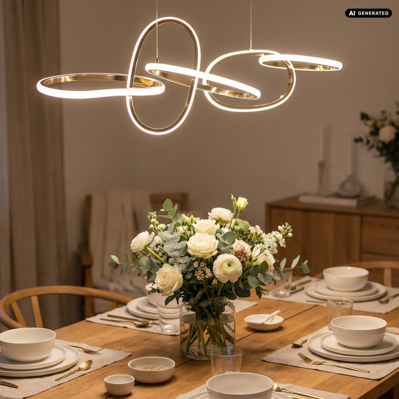 Lampa wisząca CHOLET MD7361-5A-EGT