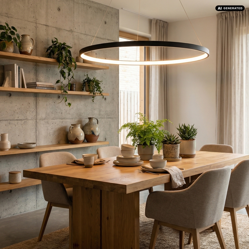 Lampa wisząca CIRCLE 78 LA0721/1 - BK