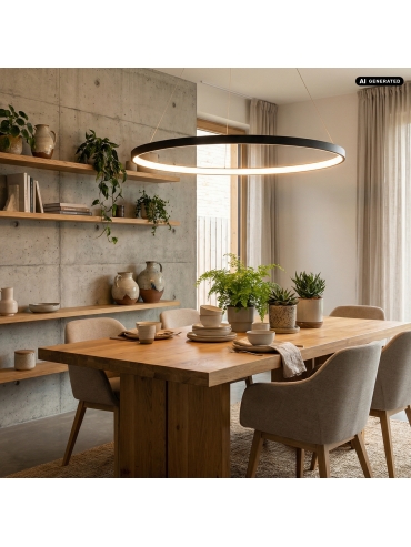 Lampa wisząca CIRCLE 78 LA0721/1 - BK