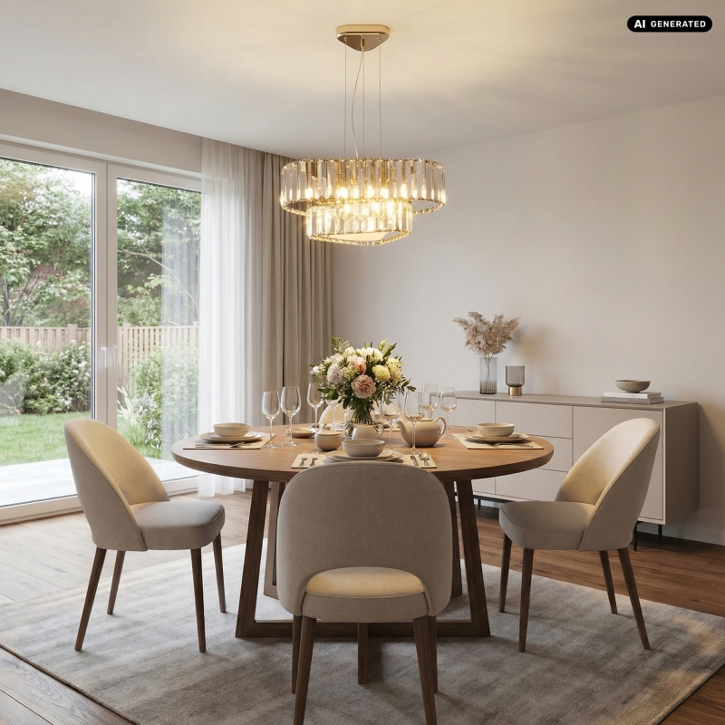 Lampa wisząca HELIOS P0496-04G-F7AC