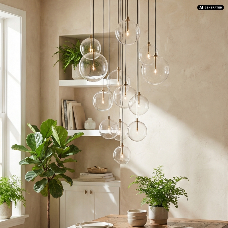 Lampa wisząca MILAN P0606-13B-2GAC