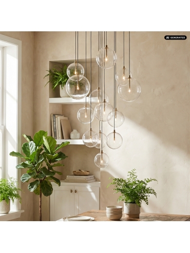 Lampa wisząca MILAN P0606-13B-2GAC