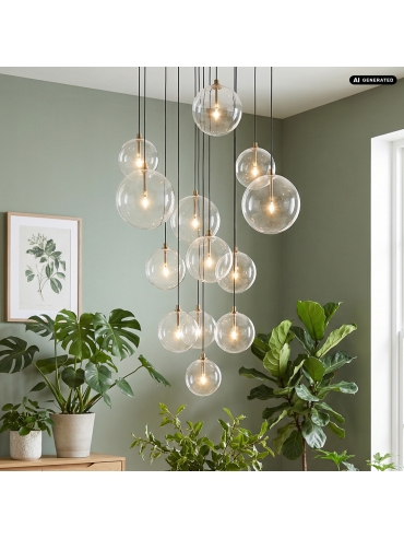 Lampa wisząca MILAN P0606-13B-2GAC