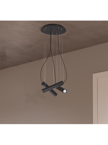 Lampa wisząca MILE BLACK K-4401
