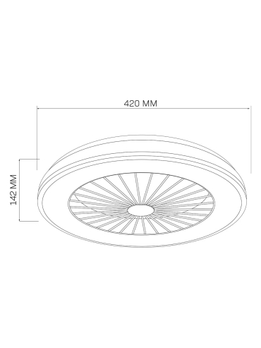 Lampa sufitowa ZAMBIA 24W 3000-6500K+ PILOT 341310