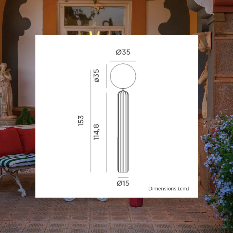 Lampa solarna MONICA 150CM 3382