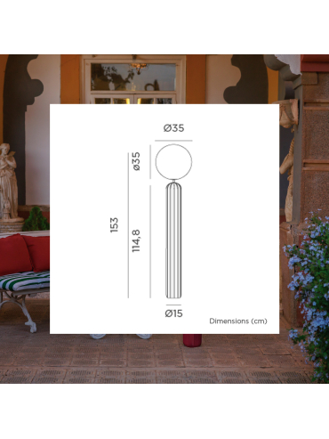 Lampa solarna MONICA 150CM 3382