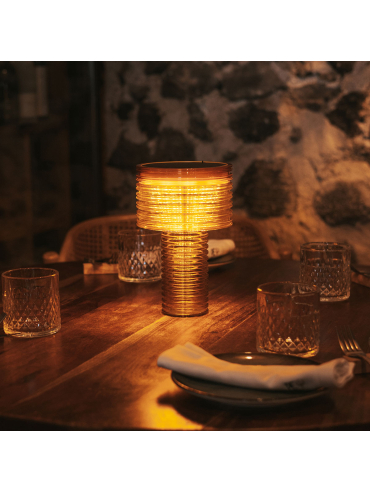 Lampa stołowa AMBAR ORANGE 3450