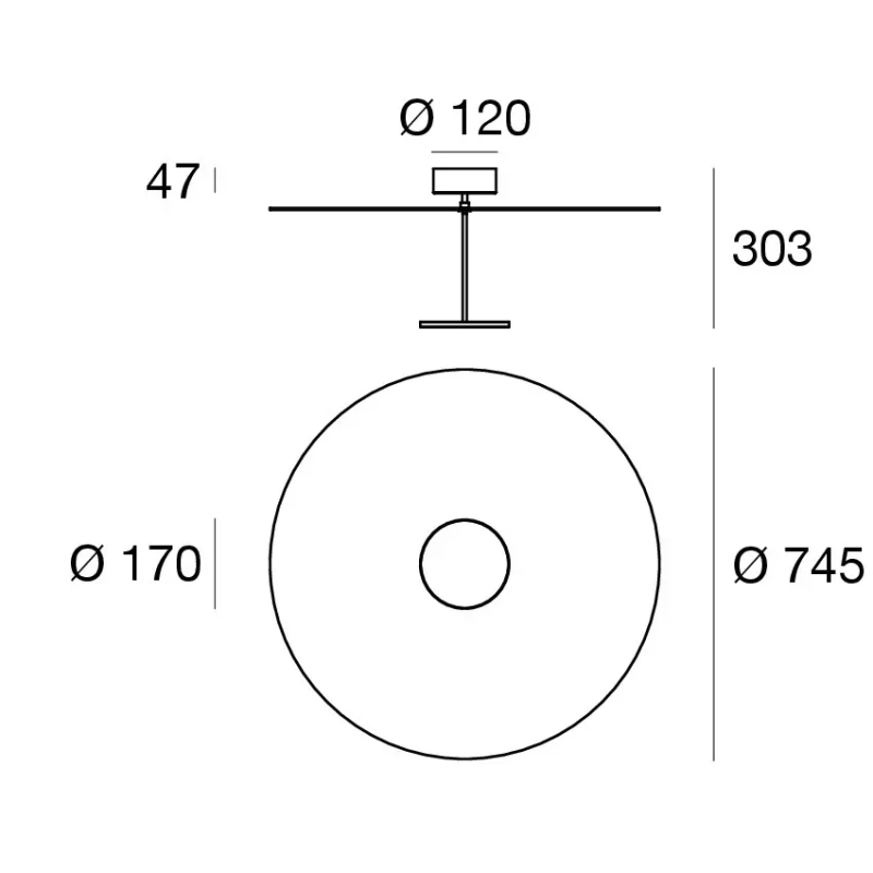 Lampa sufitowa Stilo_P CA085DBEWDI