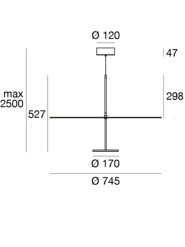 Lampa wisząca Stilo_P CA088DGBWDI