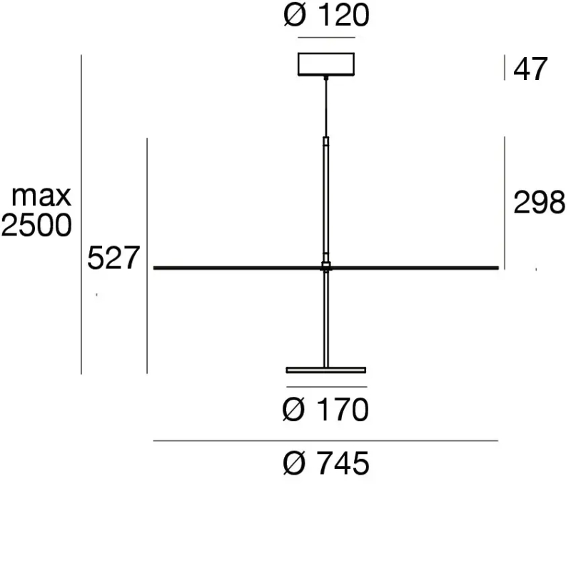 Lampa wisząca Stilo_P CA088DGBMDI