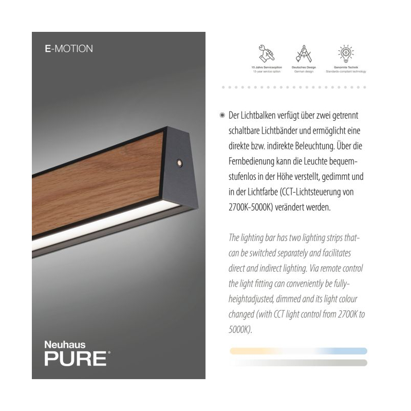 Lampa wisząca PURE E-MOT 2570-79