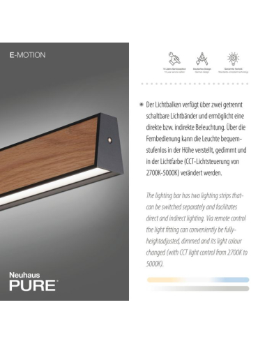 Lampa wisząca PURE E-MOT 2570-79