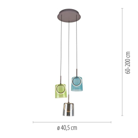 Lampa wisząca ZULA 2543-70