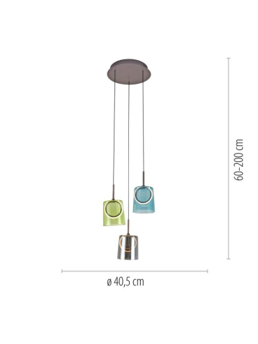 Lampa wisząca ZULA 2543-70