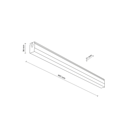 Lampa sufitowa PANEL LED 18312