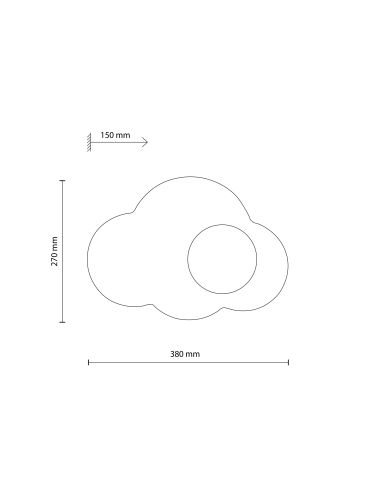 Kinkiet CLOUD NEW 11266