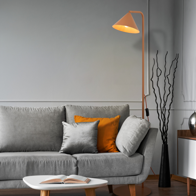 Lampa podłogowa CONO SALMON 16207