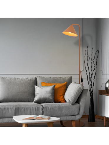 Lampa podłogowa CONO SALMON 16207
