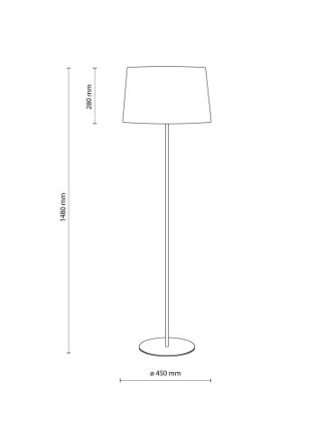 Lampa podłogowa MAJA SABIA 16180