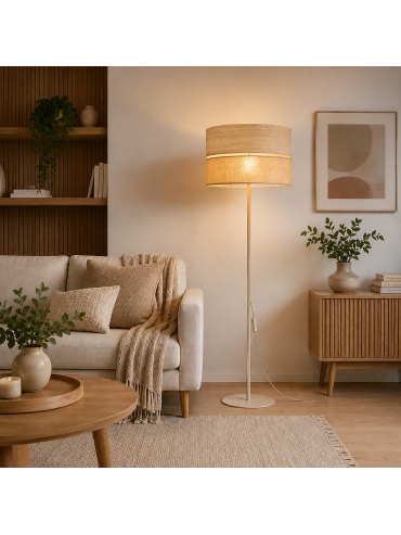 Lampa podłogowa DORMA WOOD 16226