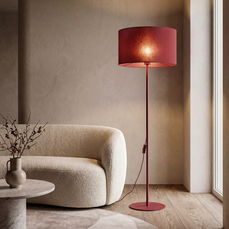 Lampa podłogowa DALUM BURGUND 16230