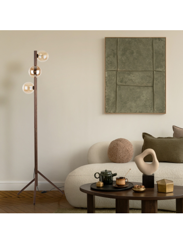 Lampa podłogowa ESTERA WOOD 16151