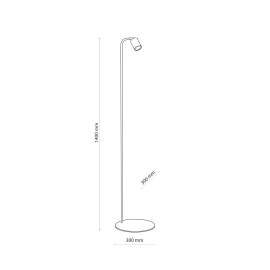 Lampa podłogowa NEX WHITE 16191