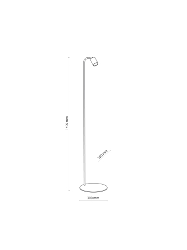 Lampa podłogowa NEX BLACK 16192