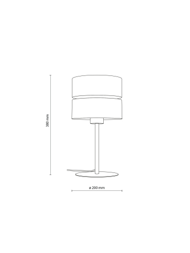 Lampa stołowa DORMA WOOD 16227