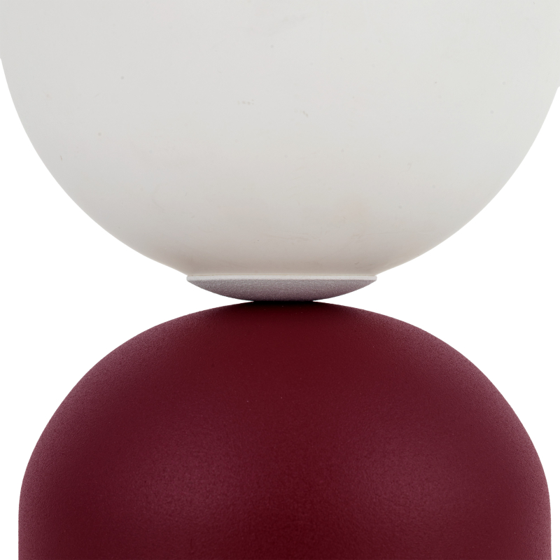 Lampa stołowa MIKI BURGUND 16216