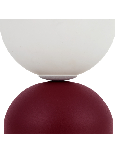 Lampa stołowa MIKI BURGUND 16216