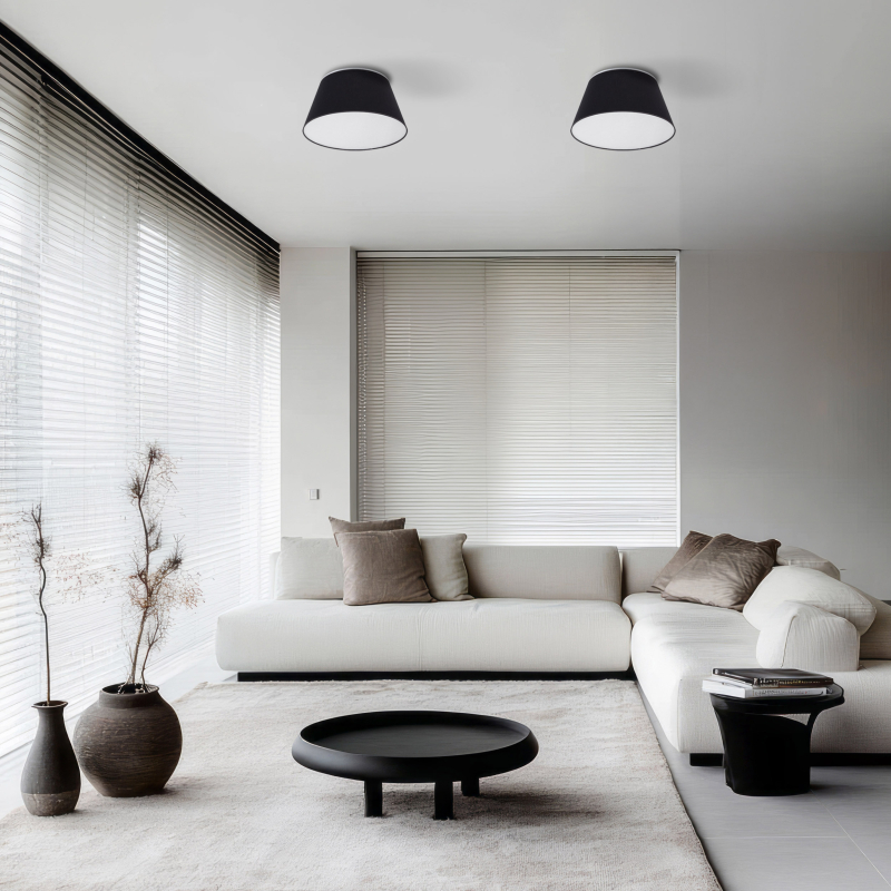 Lampa sufitowa FORMO BLACK 11207