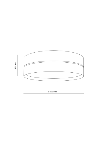 Lampa sufitowa CALMA LAMPA 11599