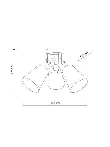 Lampa sufitowa VAIO SABIA 11605