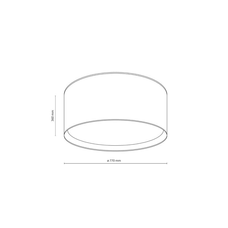 Lampa sufitowa LARGO LINEN 11699