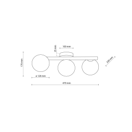 Lampa sufitowa ESTERA WOOD 11093