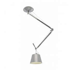 Lampa wisząca TOLOMEO DECENTRATA 36 Szara