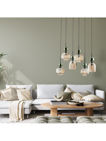 Lampa sufitowa SOPHIA GREEN 11150