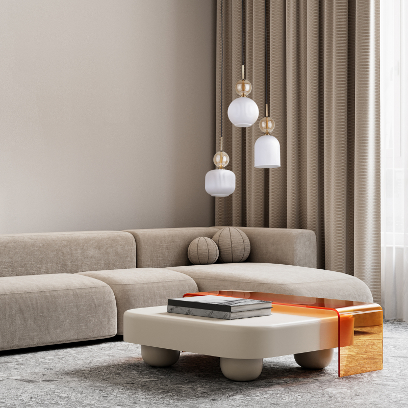 Lampa sufitowa SOPHIA COGNAC 11592