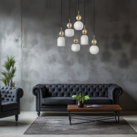 Lampa sufitowa SOPHIA COGNAC 11594