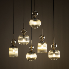 Lampa sufitowa SOPHIA COGNAC 11044