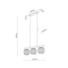 Lampa sufitowa VIRLO  11079