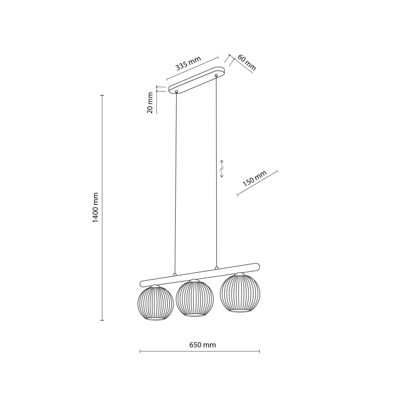 Lampa sufitowa VIRLO  11079