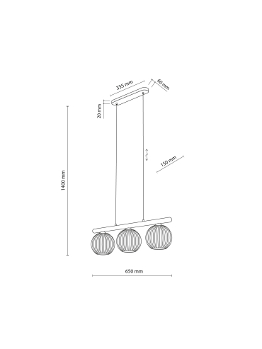 Lampa sufitowa VIRLO  11079