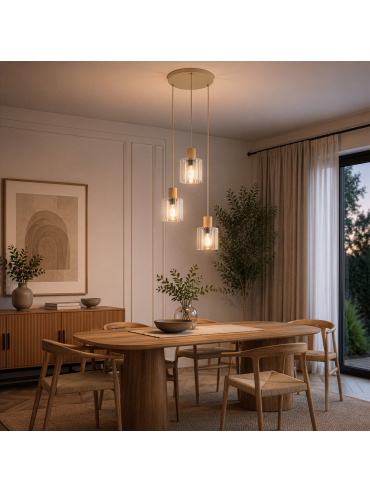 Lampa sufitowa SIERRA WOOD 11801