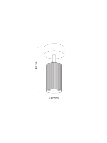 Lampa sufitowa TUNE  16146