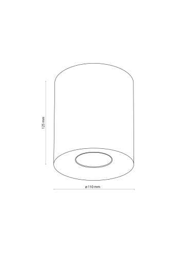 Lampa sufitowa ORION M 11186