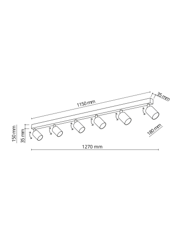 Lampa sufitowa NEX  11369